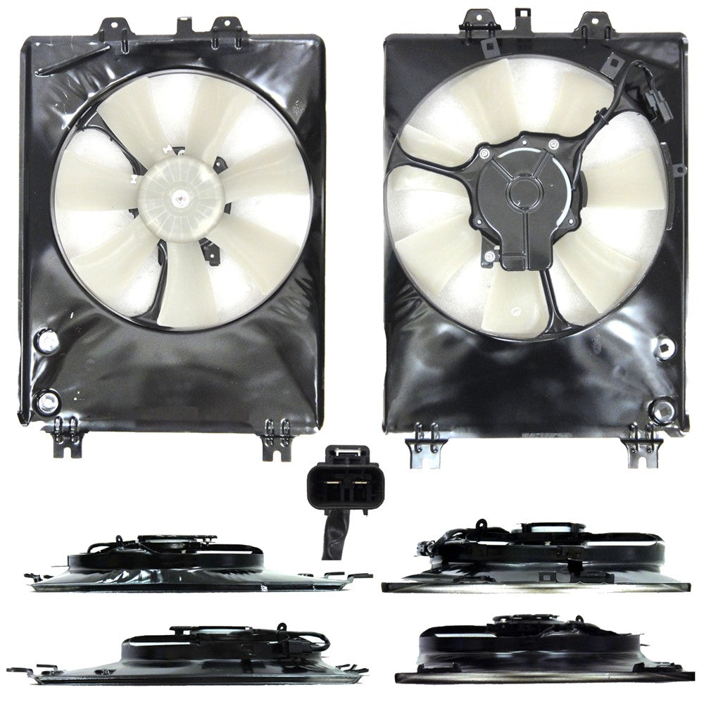 Right Condenser Fan Assembly 2010-2013 Acura Mdx