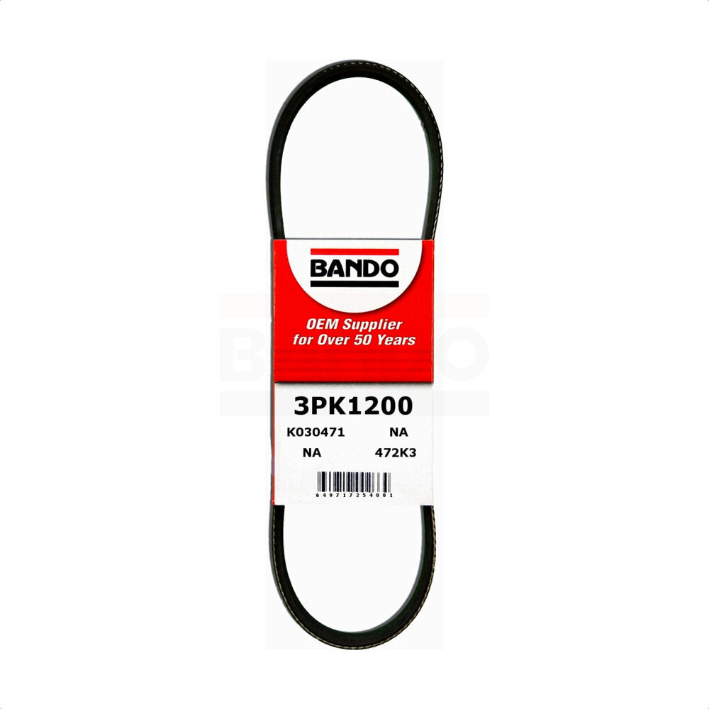 Accessory Drive Belt Power Steering BAN-3PK1200 For 2010-2011 Toyota Camry 2.5L