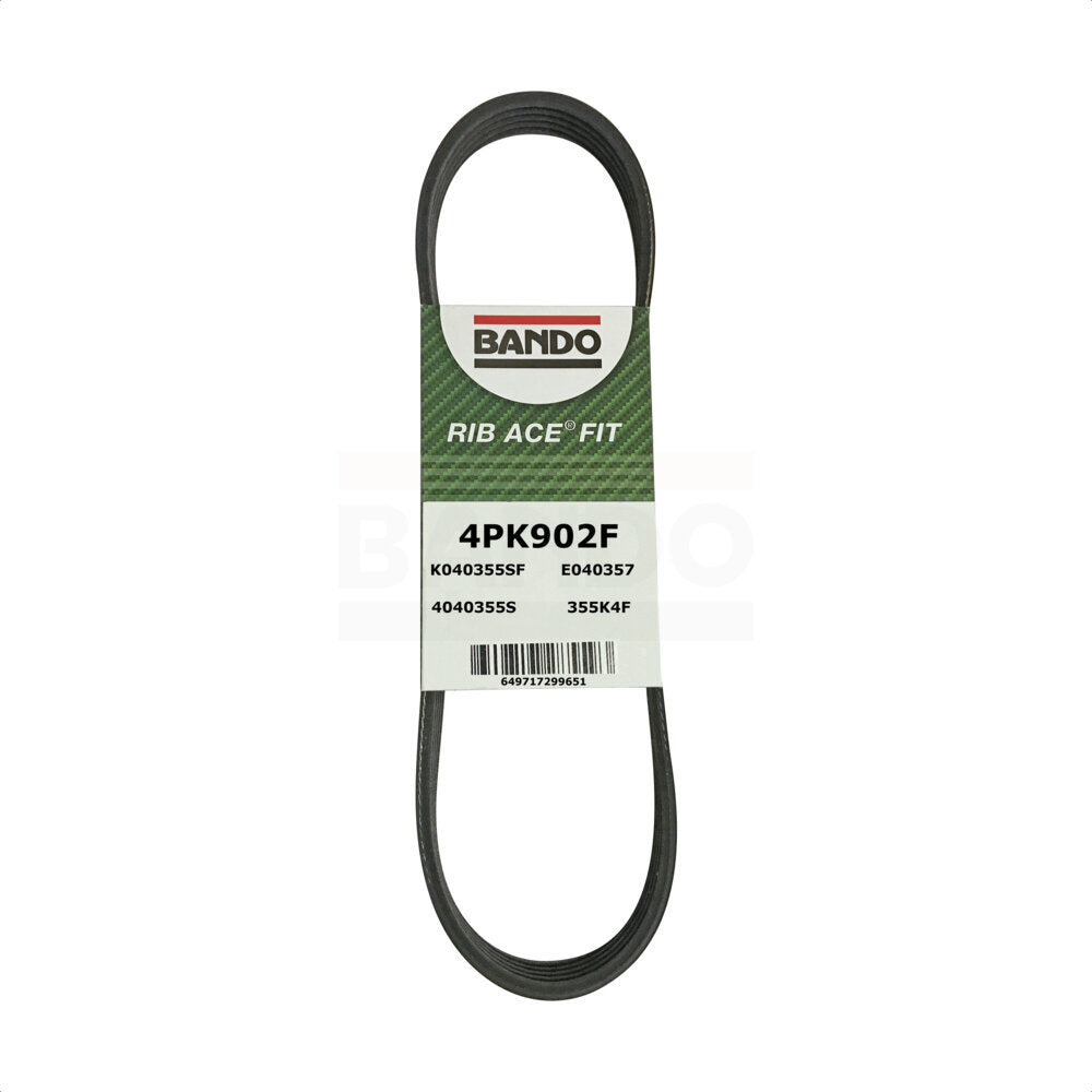Accessory Drive Belt BAN-4PK902F For GMC Chevrolet Sierra 1500 Silverado 2500 HD