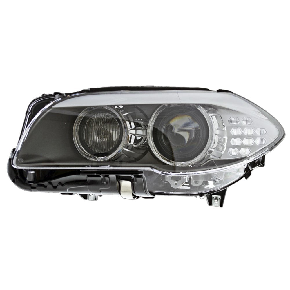 Front Left Driver Side Hid Headlight Lens And Housing 2011-2013 Bmw 528i, 528i Xdrive, 535i, 535i Gt, 535i Gt Xdrive, 535i Xdrive, 550i, 550i Gt