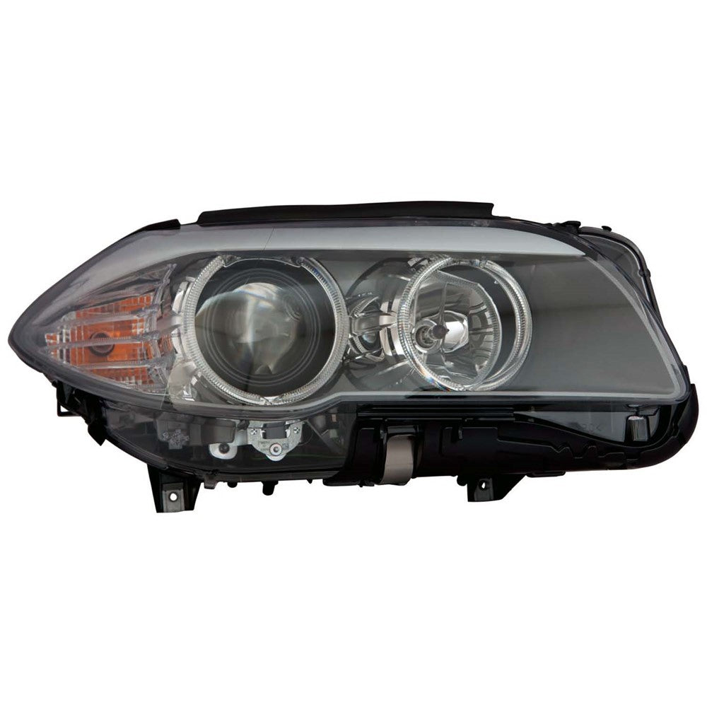 Front Right Passenger Side Halogen Headlight Lens Housing 2011-2013 Bmw 528i, 528i Xdrive, 535i, 535i Gt, 535i Gt Xdrive, 535i Xdrive, 550i, 550i Gt