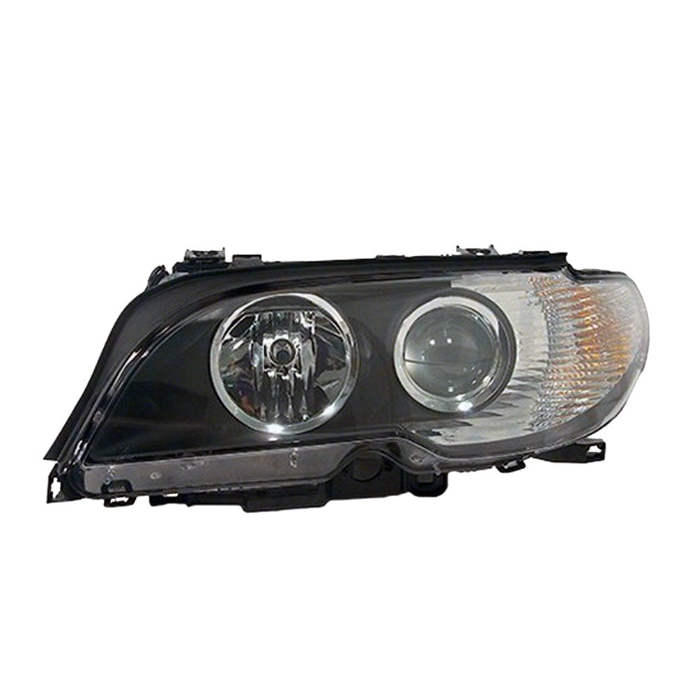Front Left Driver Side Halogen Headlight Lens And Housing 2003-2006 Bmw 325i, 320i, 328i, 323i, 325ci, 330ci, 330i, 325xi, 330xi