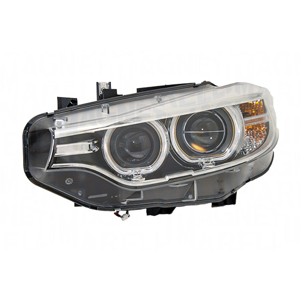 Front Left Driver Side Hid Headlight Lens Housing 2014-2020 Bmw 428i, 435i, 428i Gran Coupe, 435i Gran Coupe, M3, M4, 430i, 430i Gran Coupe, 440i