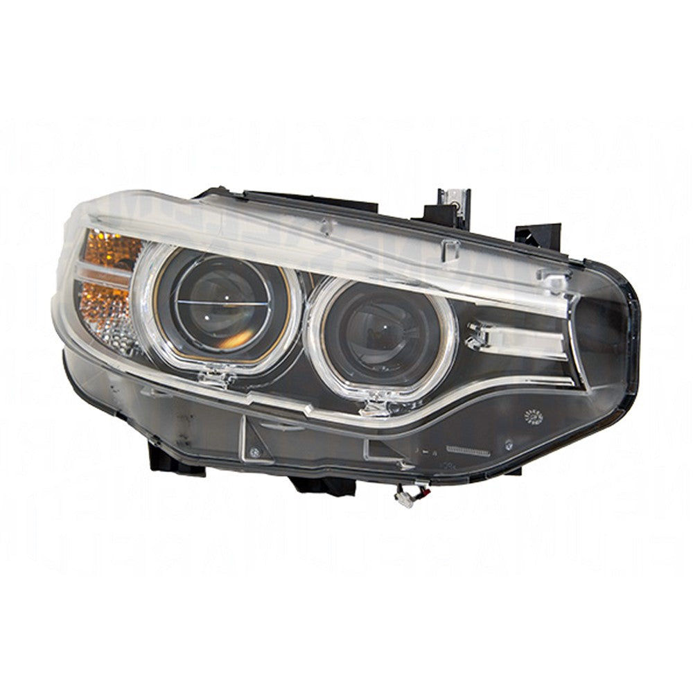 Front Right Passenger Side Hid Headlight Lens Housing 2014-2020 Bmw 428i, 435i, 428i Gran Coupe, 435i Gran Coupe, M3, M4, 430i, 430i Gran Coupe, 440i