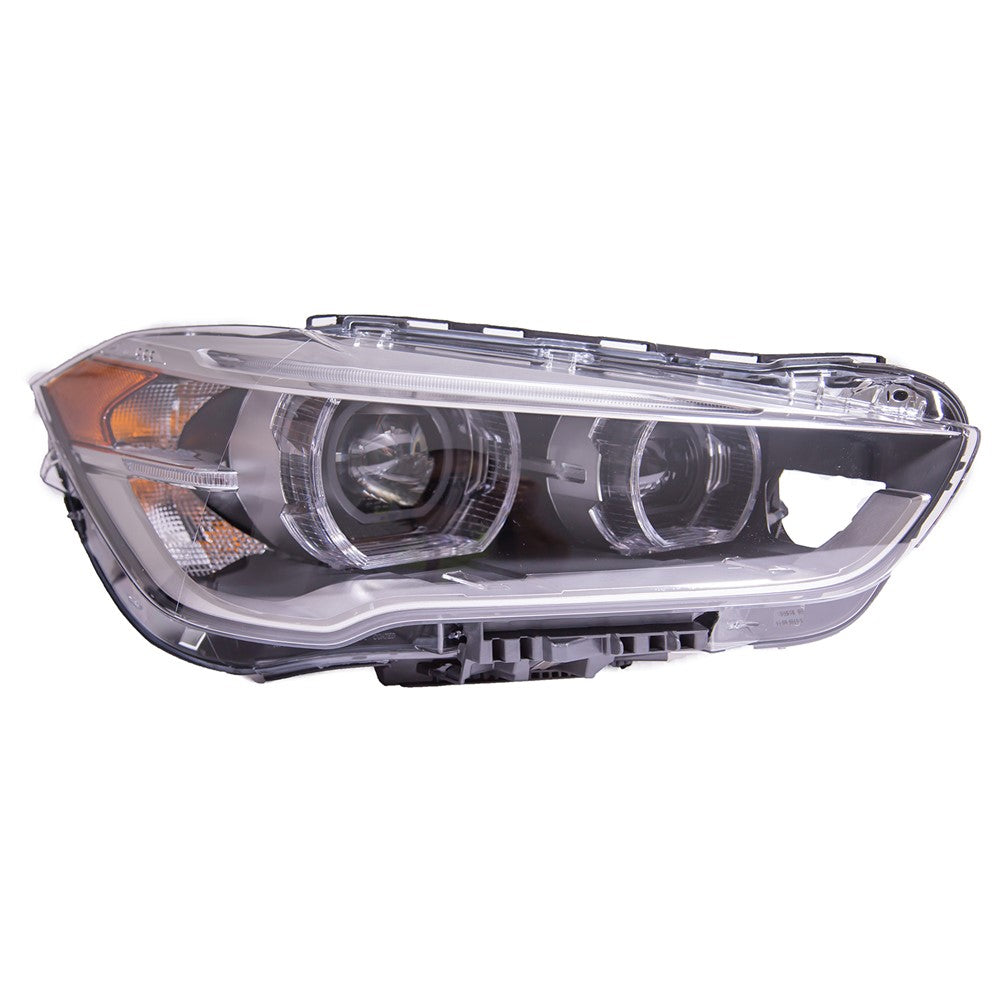 Front Right Passenger Side Bi-Led Headlight Lens And Housing 2015-2016 Bmw X1