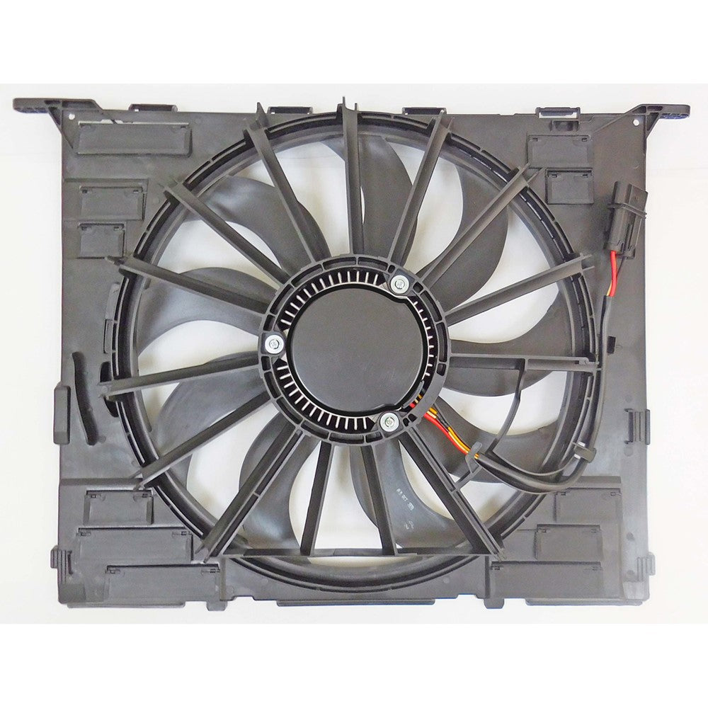 Radiator And Condenser Fan Assembly With One Big Fan 2016-2023 Bmw 740i, 750i, 750li Xdrive, 750i Xdrive, 740e Xdrive, 740i Xdrive, 530i, 530i Xdrive