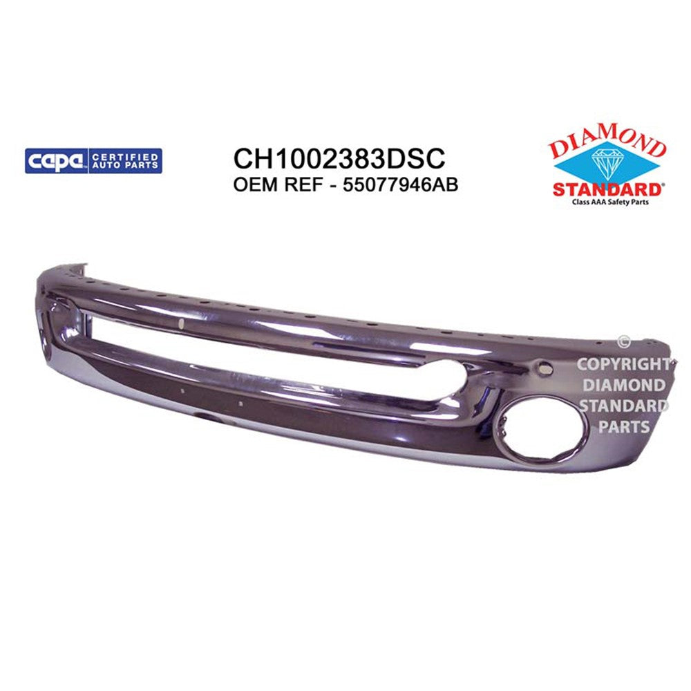 Front Bumper Face Bar 2002-2009 Dodge Ram 1500, Ram 2500, Ram 3500