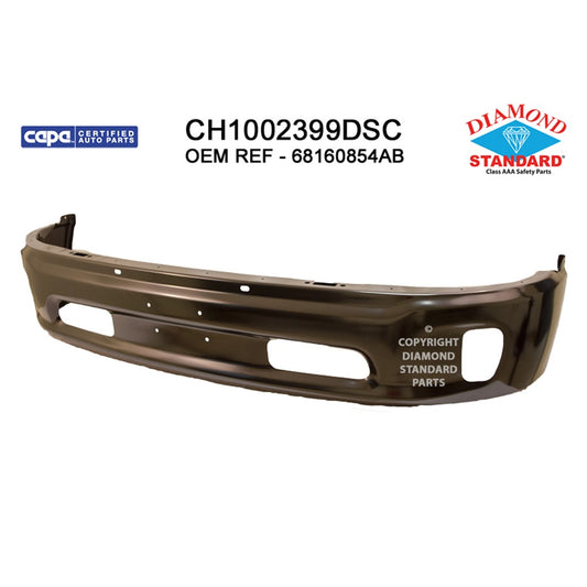 CAPA Certified Factory Style Replacement Front Bumper Face Bar for Ram 1500, Ram 1500 Classic
