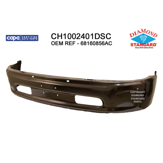CAPA Certified Factory Style Replacement Front Bumper Face Bar for Ram 1500, Ram 1500 Classic