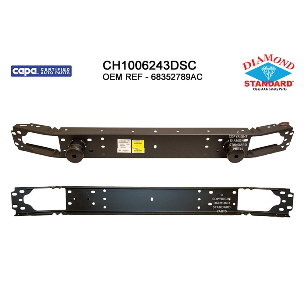 Front Bumper Impact Bar 2018-2025 Jeep Wrangler, Gladiator