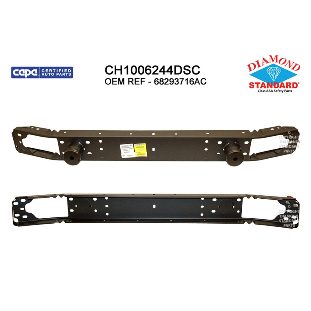 Front Bumper Impact Bar 2018-2025 Jeep Wrangler, Gladiator