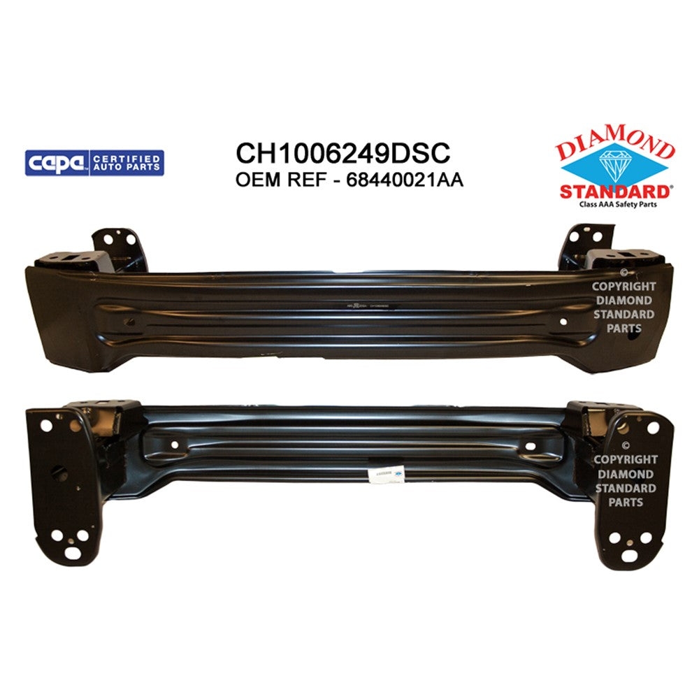 Front Bumper Impact Bar 2019-2023 Jeep Renegade