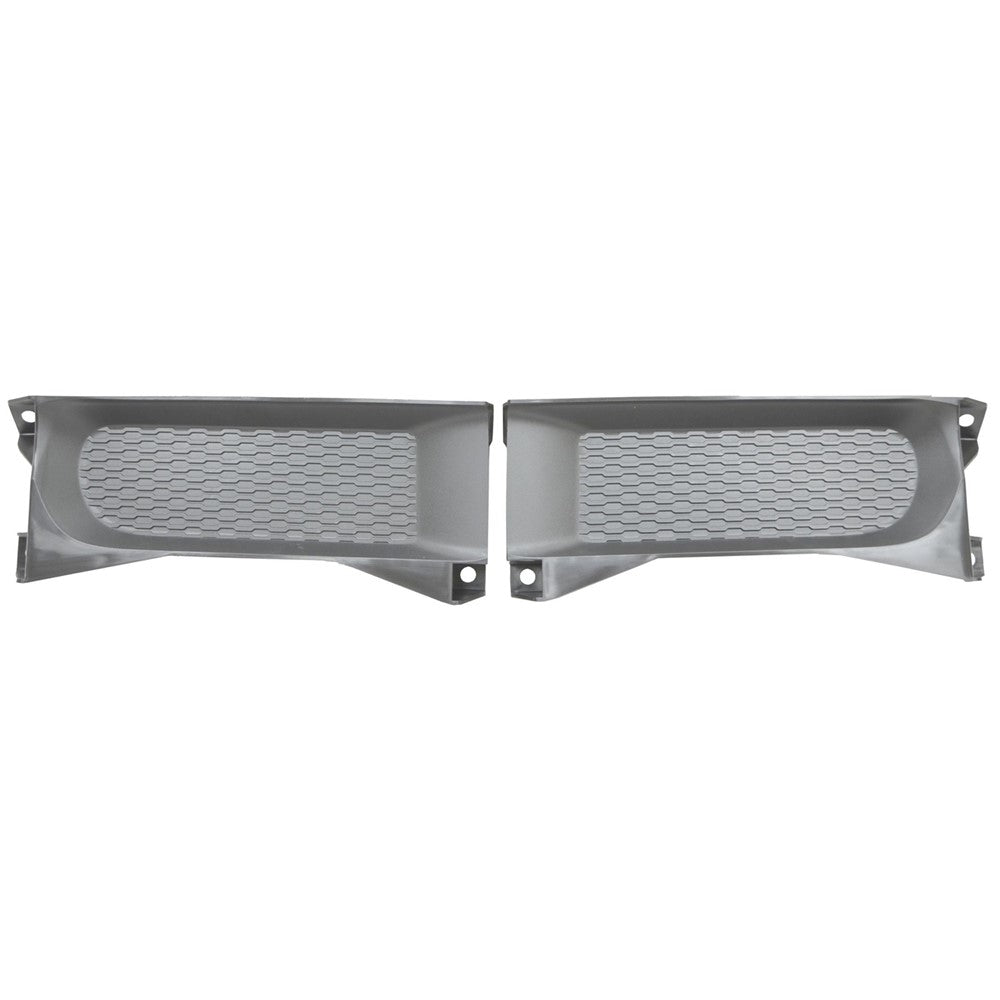 Factory Style Replacement Driver And Passenger 2-Piece Front Tow Hook Hole Covers for Ram 1500