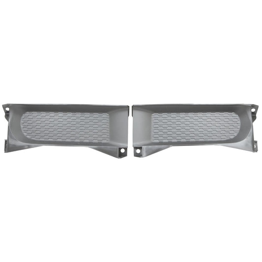 Factory Style Replacement Driver And Passenger 2-Piece Front Tow Hook Hole Covers for Ram 1500