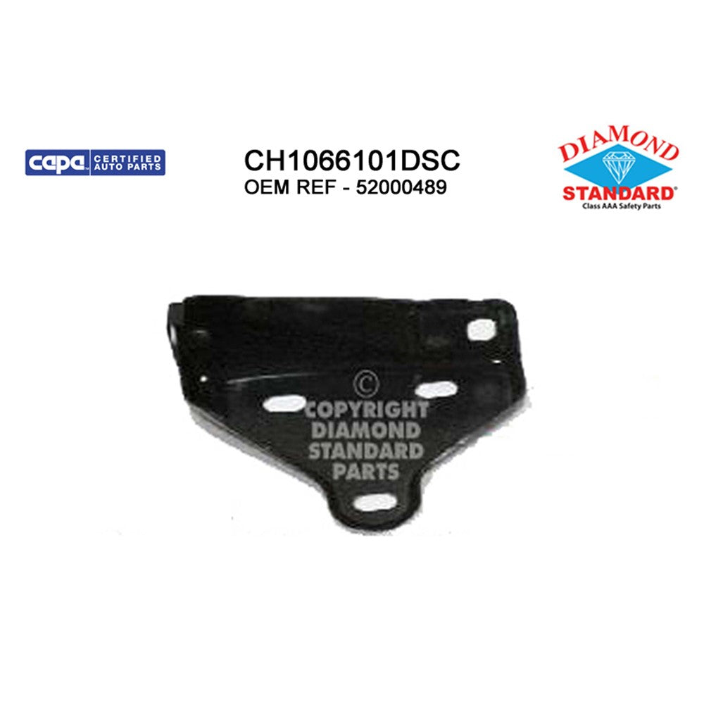 Front Left Front Driver Side Bumper Mounting Arm 1984-1996 Jeep Cherokee, Comanche