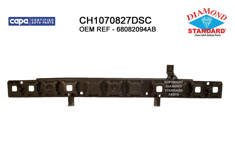 Front Bumper Impact Absorber 2011-2016 Chrysler Town & Country
