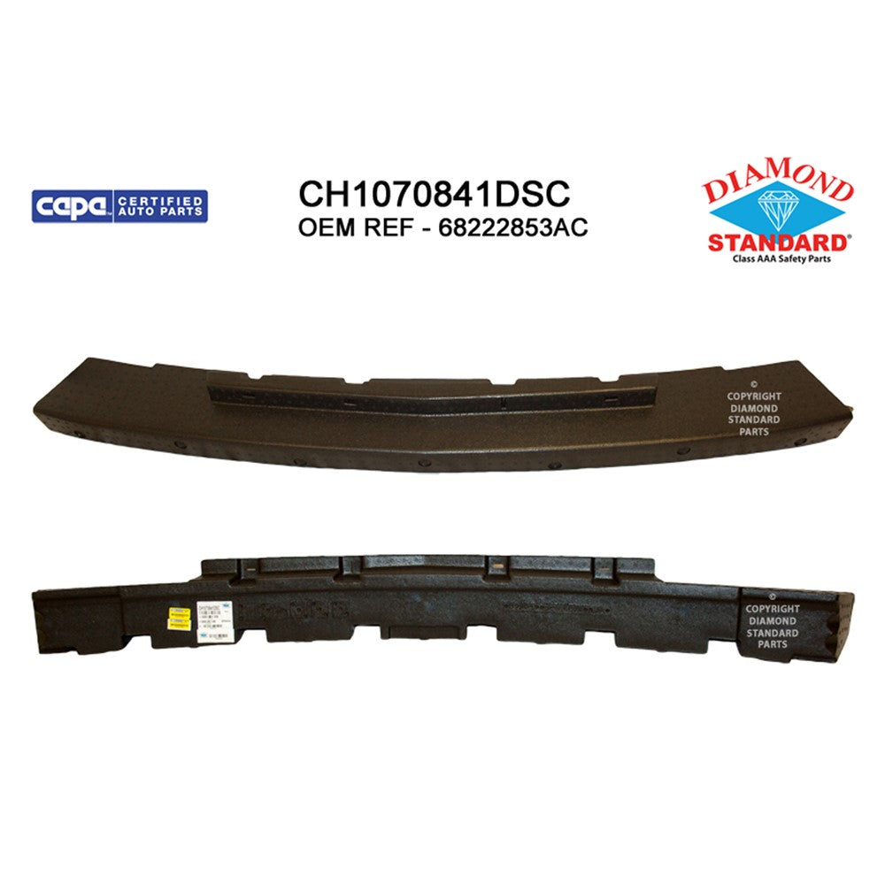 Front Bumper Impact Absorber 2015-2023 Dodge Challenger
