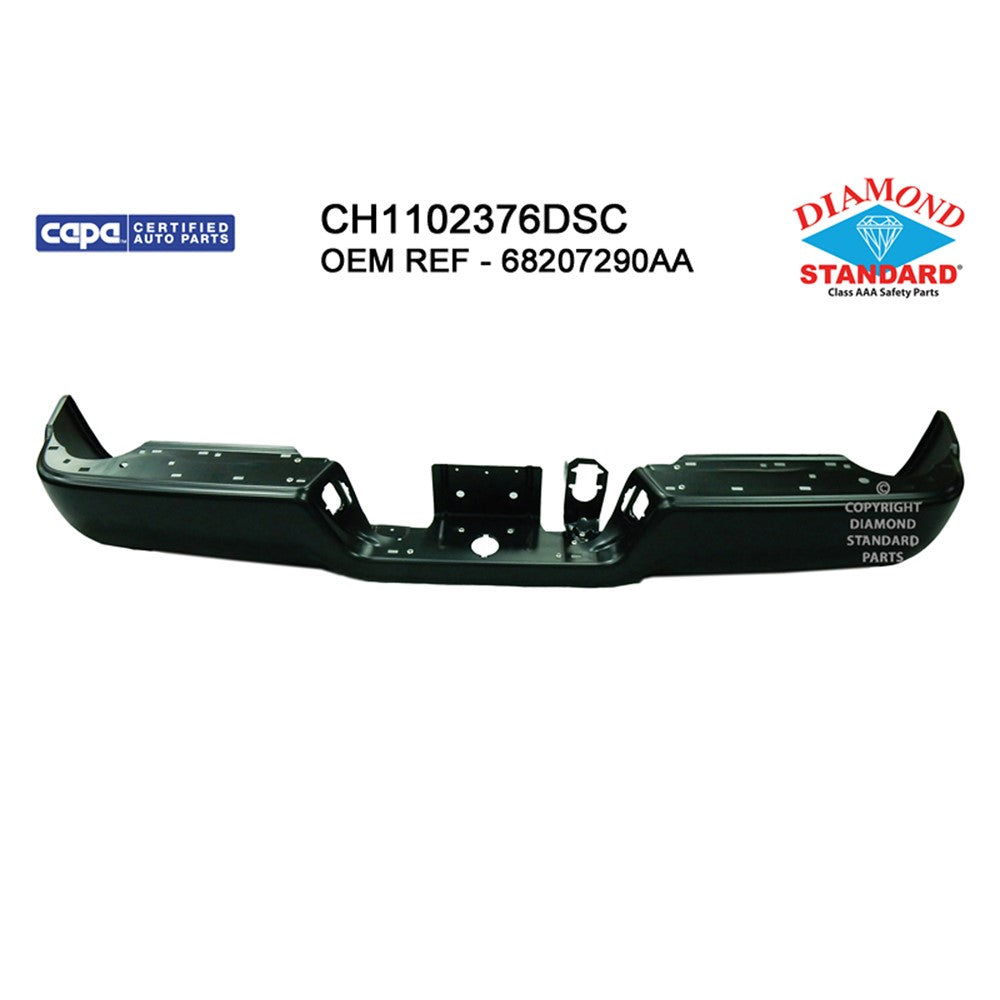 Rear Step Bumper Face Bar 2013-2018 Ram 2500, 3500