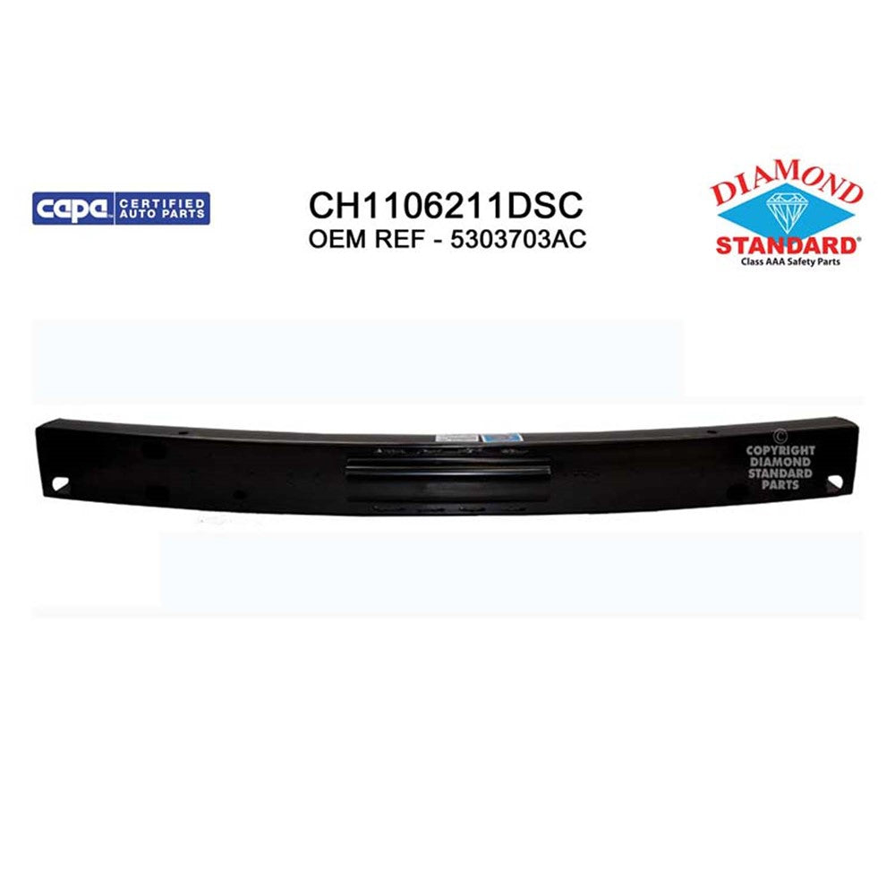 Rear Bumper Impact Bar 2007-2014 Chrysler Sebring, 200 & Dodge Avenger