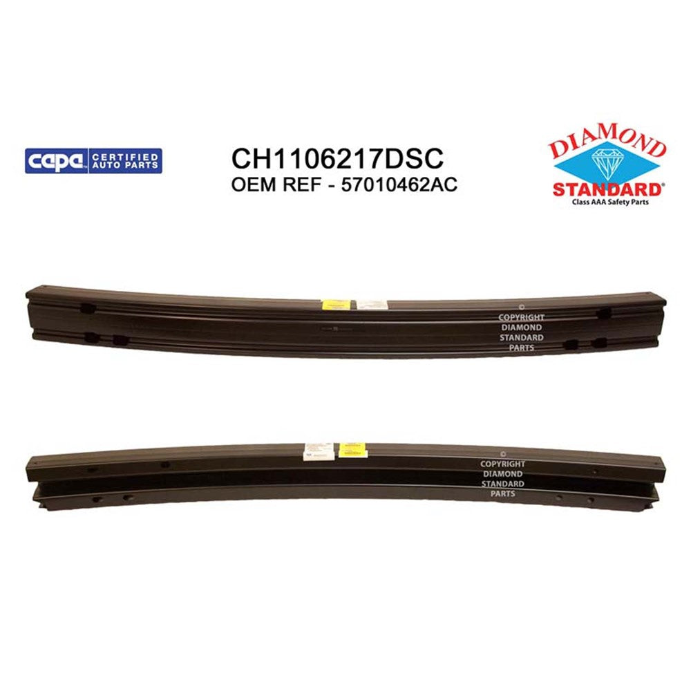 Rear Bumper Impact Bar 2011-2014 Chrysler 300 & Dodge Charger