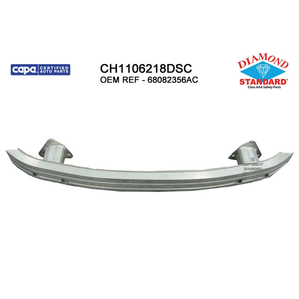 Rear Bumper Impact Bar 2013-2016 Dodge Dart