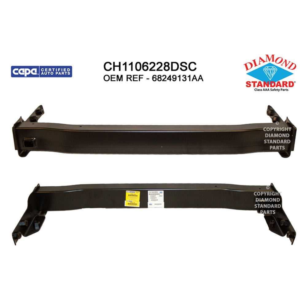 Rear Bumper Impact Bar 2017-2025 Jeep Compass