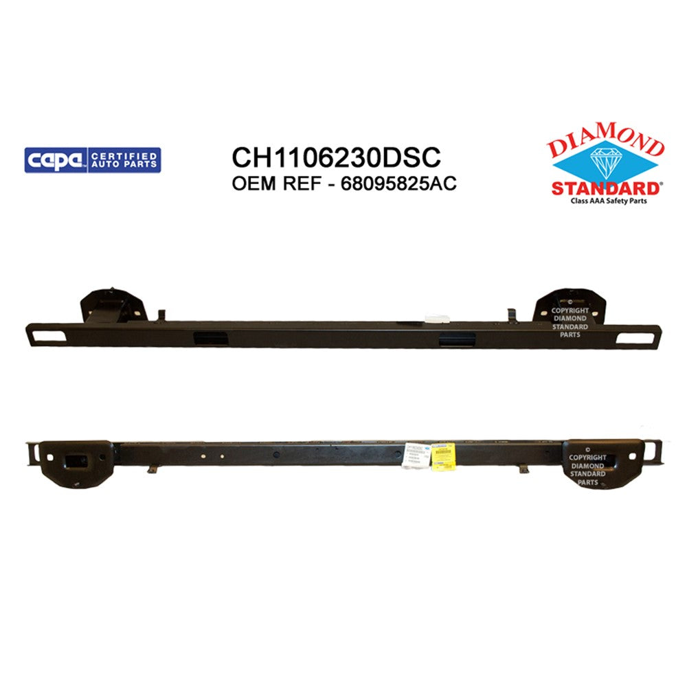 Rear Bumper Impact Bar 2014-2025 Ram Promaster 1500, Promaster 2500, Promaster 3500