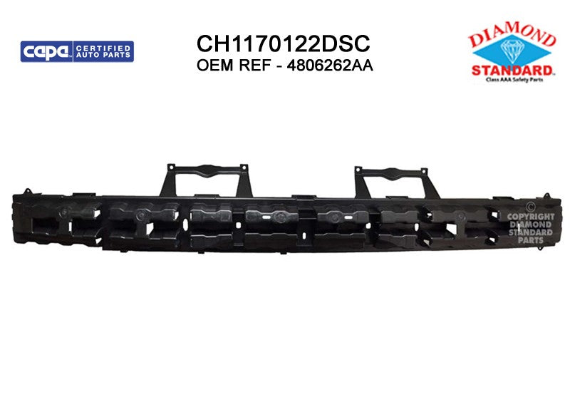 Rear Bumper Impact Absorber 2006-2010 Dodge Charger
