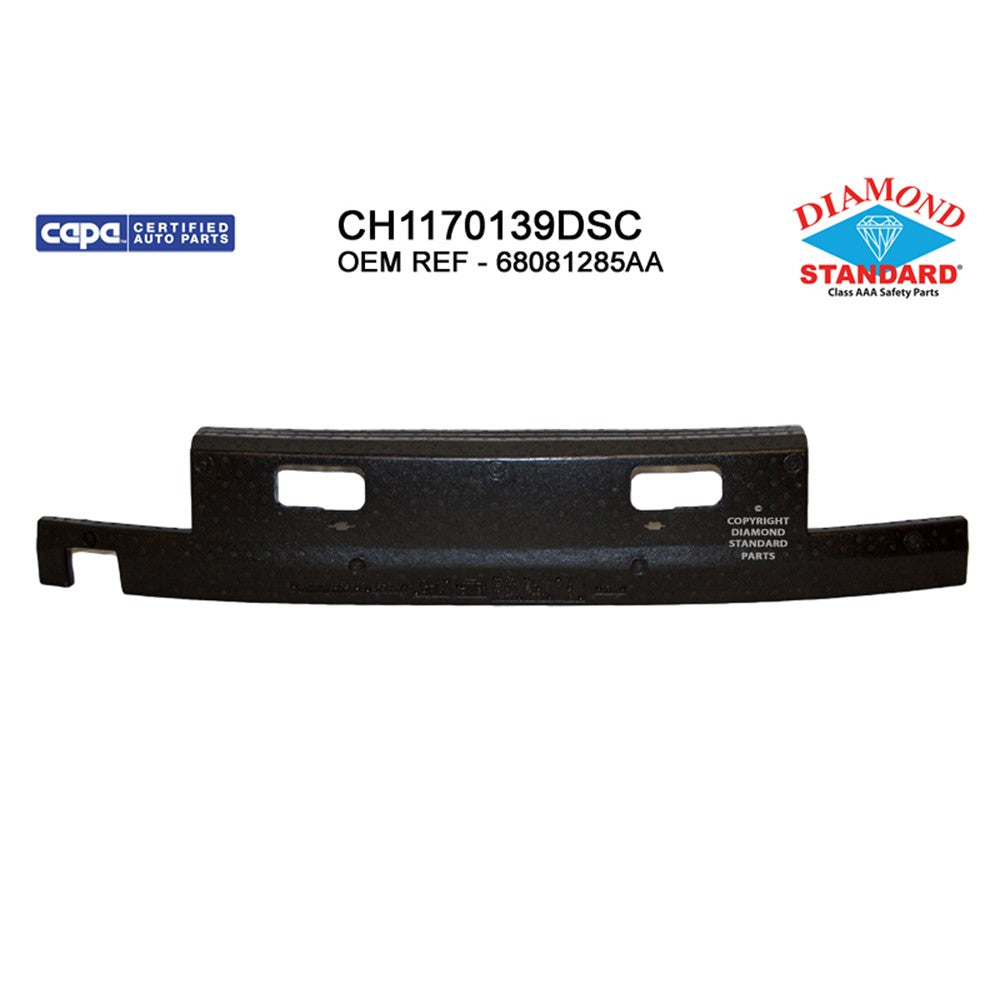 Rear Bumper Impact Absorber 2011-2020 Dodge Journey
