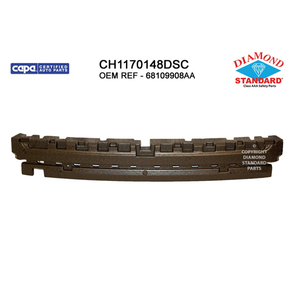 Rear Bumper Impact Absorber 2011-2017 Jeep Compass