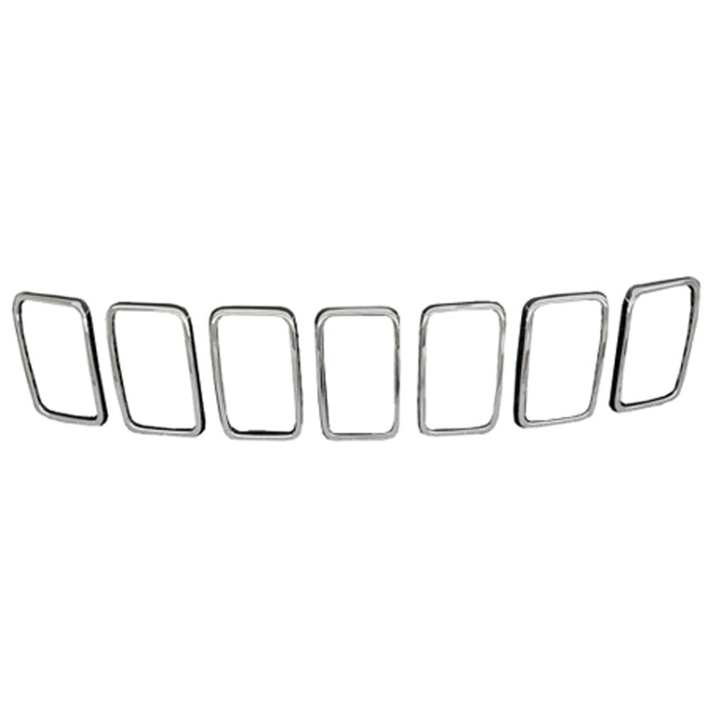 Grille Trim Ring 7-Piece Set 2017-2022 Jeep Grand Cherokee, Grand Cherokee Wk