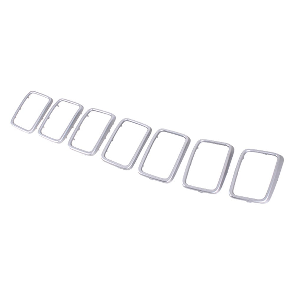 Grille Trim Ring 7-Piece Set 2017-2022 Jeep Grand Cherokee, Grand Cherokee Wk