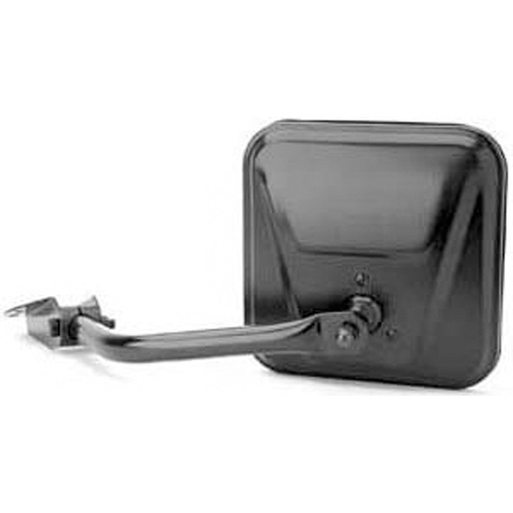Left Driver Side Manual Door Mirror 1953-1986 Jeep Cj3, Cj5, Cj6, Cj5a, Cj6a, Cj7
