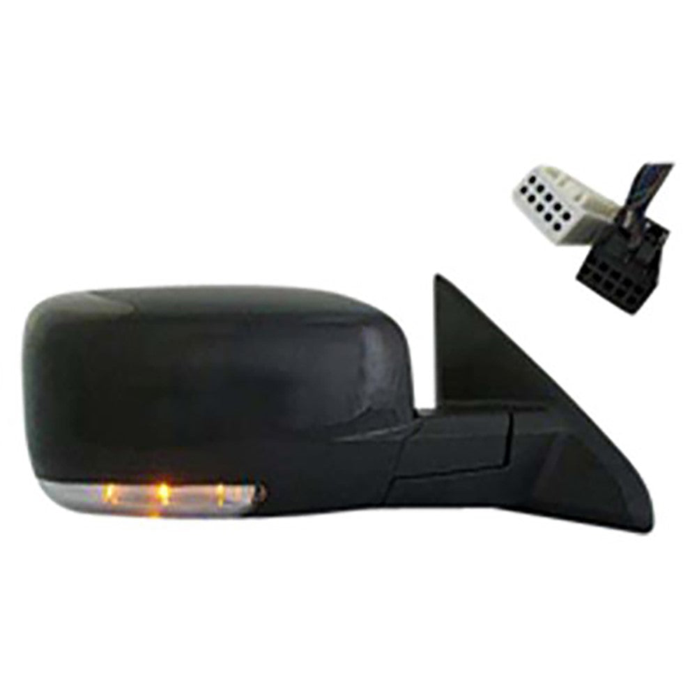 Left Driver Side Power Door Mirror 2009-2010 Dodge Ram 1500, Ram 2500