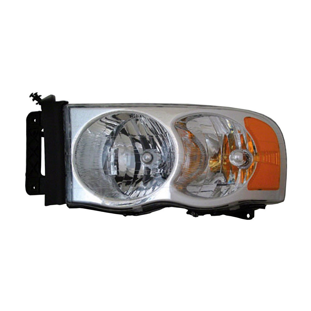 Front Left Driver Side Headlight Assembly 2002-2004 Dodge Ram 1500, Ram 2500