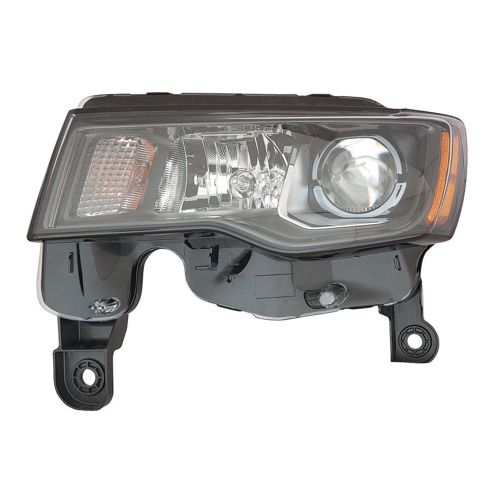 Front Left Driver Side Halogen Headlight Assembly 2017-2022 Jeep Grand Cherokee, Grand Cherokee Wk