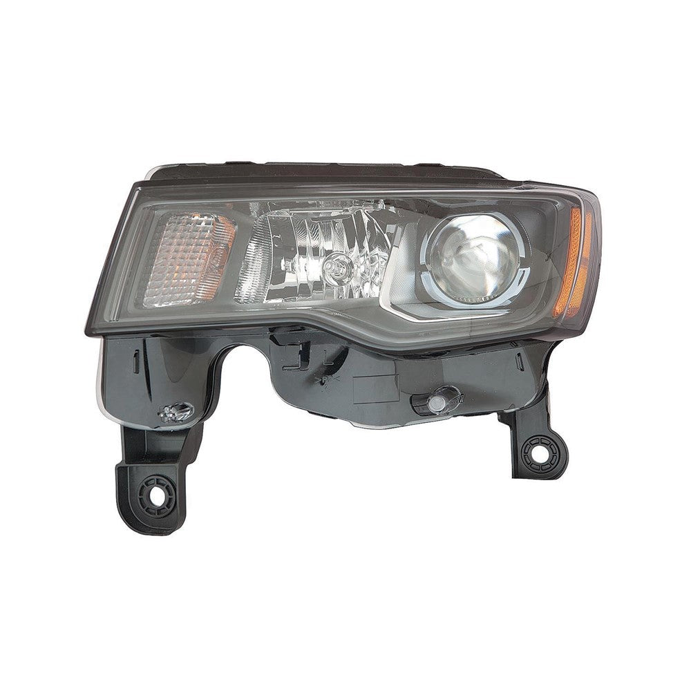 Front Left Driver Side Halogen Headlight Assembly 2017-2022 Jeep Grand Cherokee, Grand Cherokee Wk