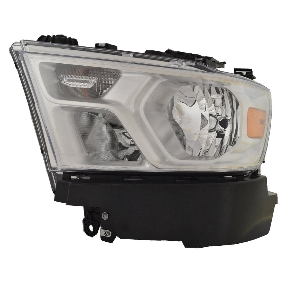 Front Left Driver Side Halogen Headlight Assembly 2019-2024 Ram 1500