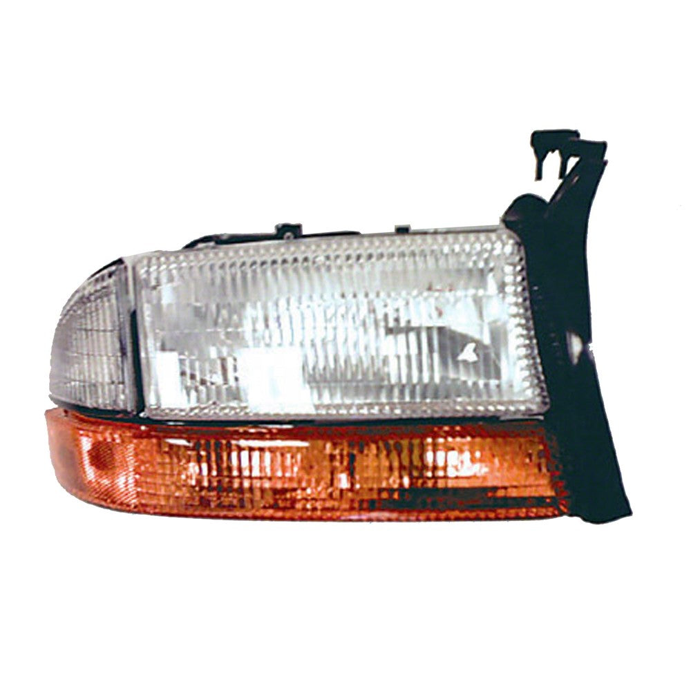 Front Right Passenger Side Headlight Lens And Housing 1998-2004 Dodge Dakota, Durango