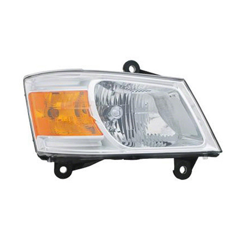 Front Right Passenger Side Headlight Assembly 2008-2010 Dodge Caravan