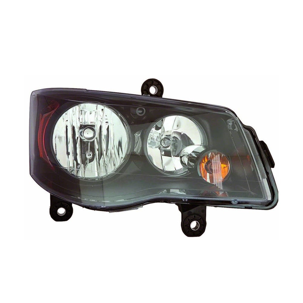 Front Right Passenger Side Halogen Headlight Assembly 2014-2020 Chrysler Town & Country & Dodge Caravan & Ram Cv