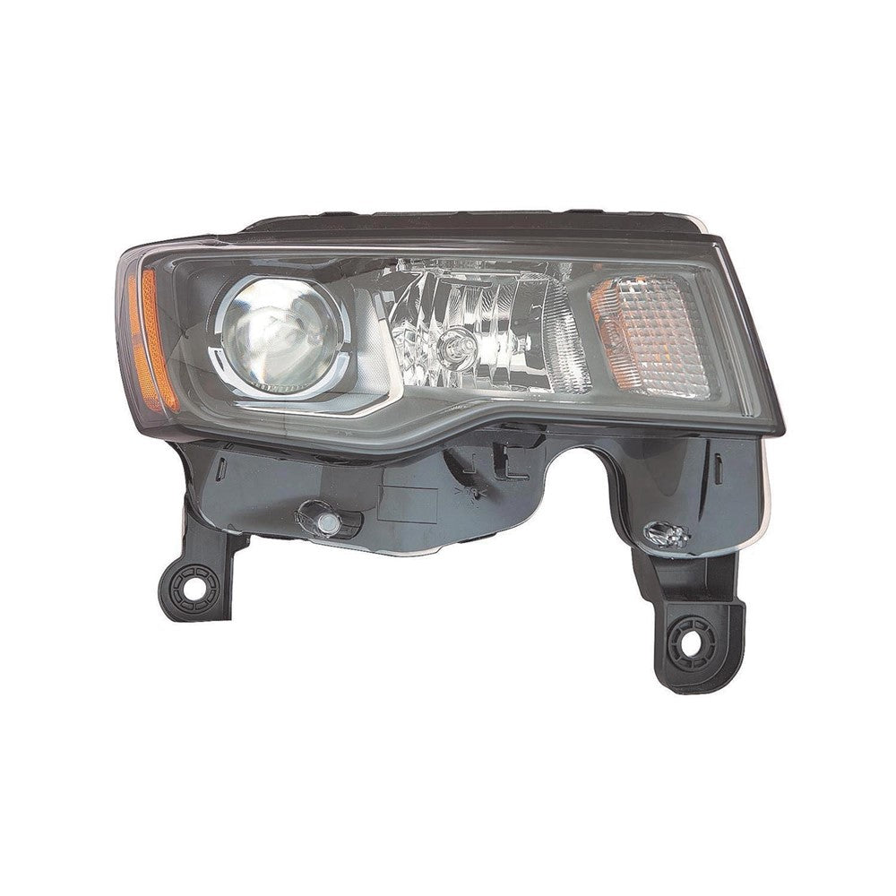Front Right Passenger Side Halogen Headlight Assembly 2017-2022 Jeep Grand Cherokee, Grand Cherokee Wk