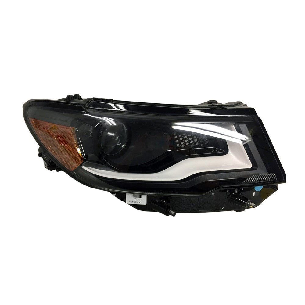 Front Right Passenger Side Hid Headlight Assembly 2017-2019 Jeep Compass