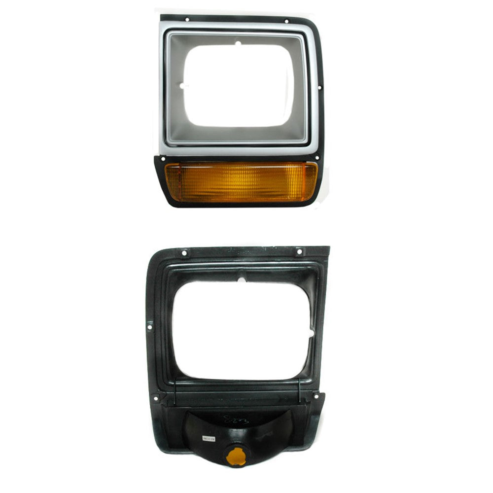 Front Left Driver Side Head Light Door 1986-1990 Dodge Pickup_dodge_fullsize(-2002), Ramcharger