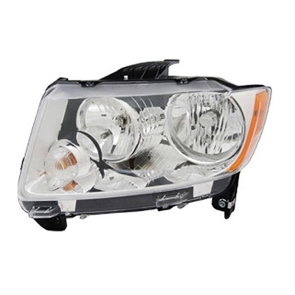Front Left Driver Side Halogen Headlight Assembly 2011-2013 Jeep Compass