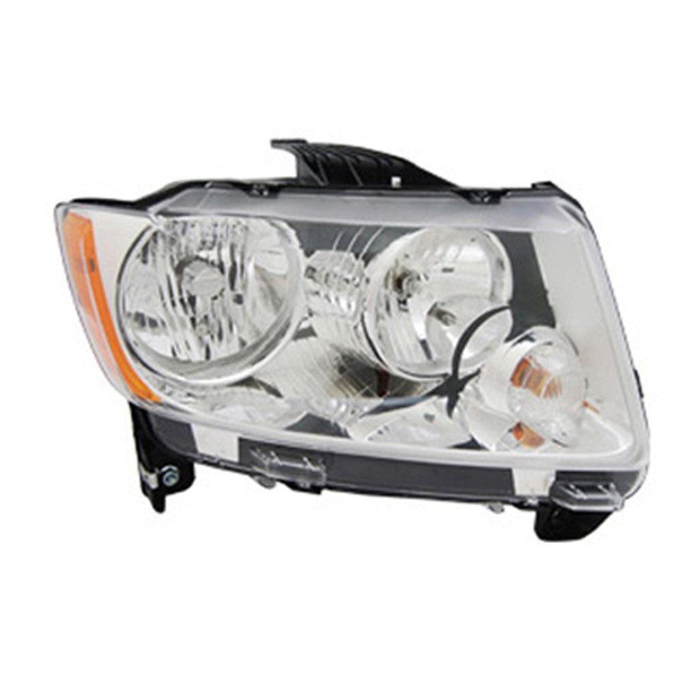 Front Right Passenger Side Halogen Headlight Assembly 2011-2013 Jeep Compass