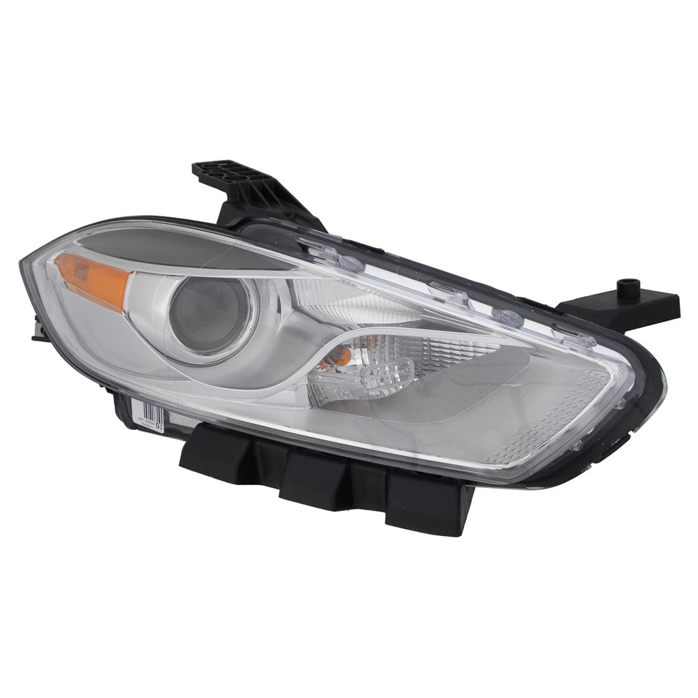 Front Right Passenger Side Halogen Headlight Assembly 2013-2015 Dodge Dart