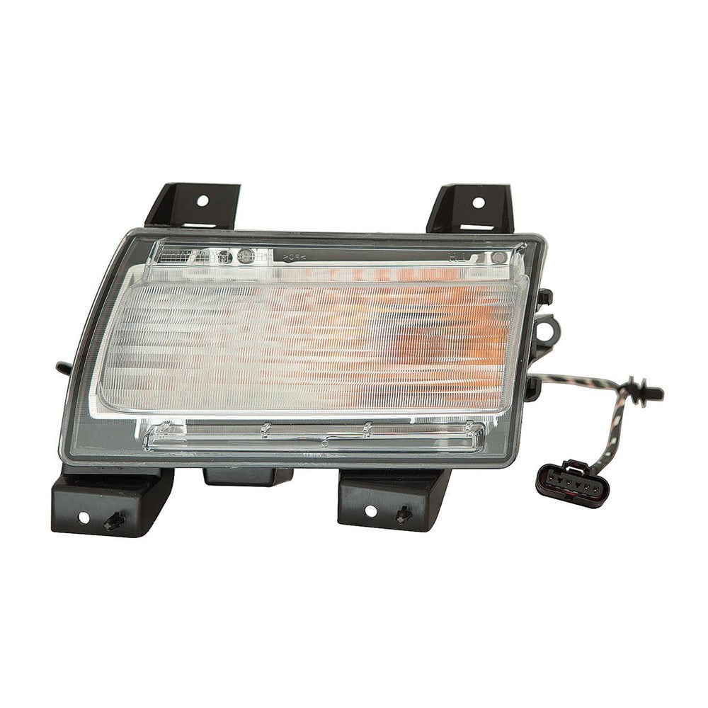 Front Left Front Driver Side Halogen Turn Signal Parking Light Assembly 2018-2025 Jeep Wrangler, Gladiator