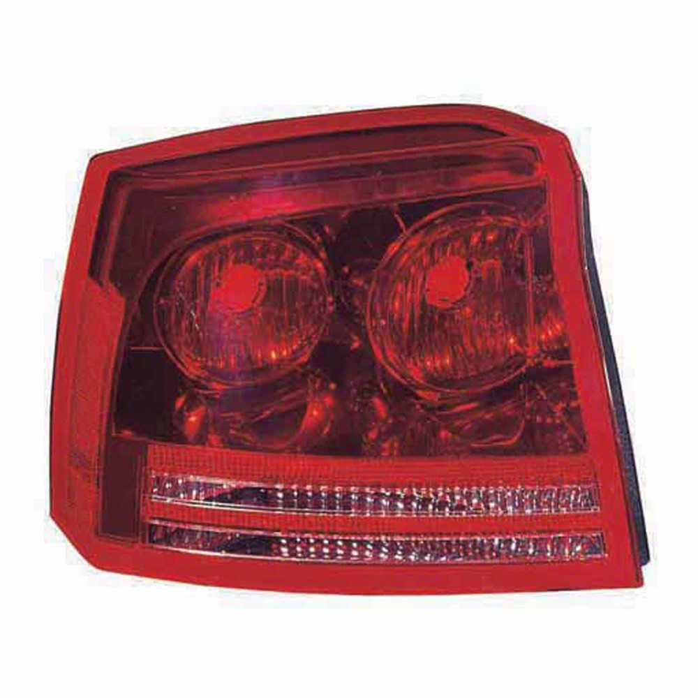 Rear Left Driver Side Tail Light Lens And Housing 2006-2008 Dodge Charger