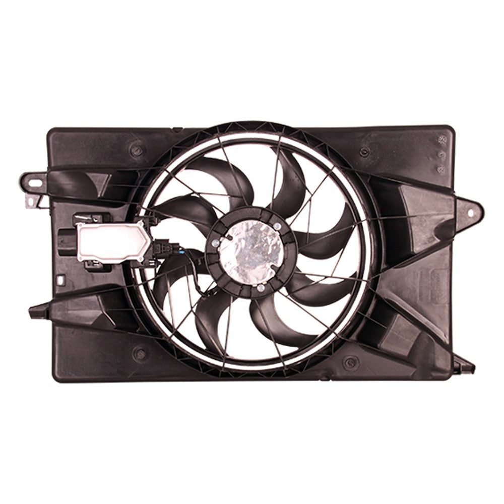Radiator And Condenser Fan Assembly 2013-2016 Dodge Dart